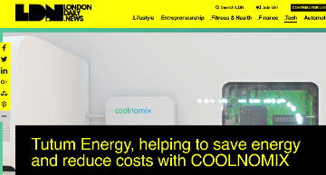 Tutum Energy, helping to save energy and reduce costs with COOLNOMIX